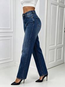 Women Jeans - Dark Blue - View 3