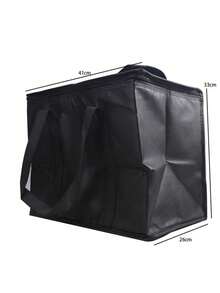 Extra Large Insulated Bag: Keeps Food/Beverages Warm/Cold For Hours - Reusable Shopping Tote, Soft Cooler Bag, Zipper Closure - Multicolor - View 11
