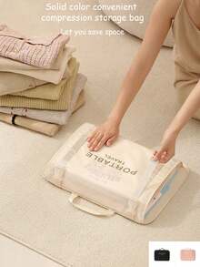 1PC Compression Packing Cube Space-Saving Travel Clothes Storage Bag Portable Organizer For Clothing - Multicolor - View 6