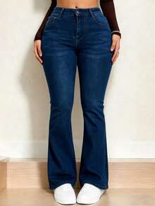Women Jeans - 2054 Blue - View 2