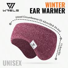 WRELS 1件裝冬季保暖耳罩，單車滑雪頭盔保溫內襯耳罩，加厚純色柔軟毛絨耳罩，男女通用時尚保暖防風耳罩，適合日常運動 - 彩色 - 查看 13