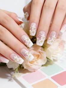coscelia Acrylic Powder Nails Kit With Nail Drill 3 Colors Pink Clear White Acrylic Powder And Liquid Acrylic Nail Powder For Beginners DIY Acrylic Nail Extension - Multicolor - View 3