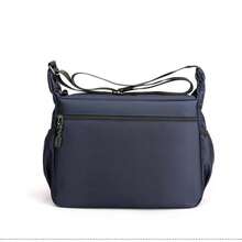 Disney Autumn Unisex Solid Color Multi-Pocket Crossbody Bag, Casual Waterproof Nylon Messenger Bag, Adjustable Wide Strap Daily Shoulder Handbag, Multi-Function Women's Shoulder Bag Party Gift - Multicolor - View 5