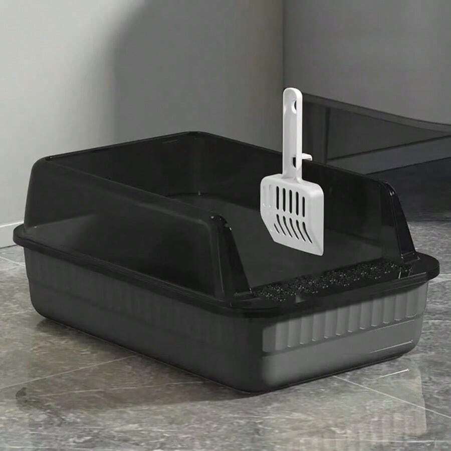Cat Litter Box Enclosures - Black - View 1