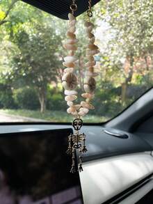 Creative Exaggerated Skeleton Car Hanging Ornament, Rearview Mirror Decorative Pendant, Car Interior Hanging Decoration, Car Decorative Accessory - A - View 11