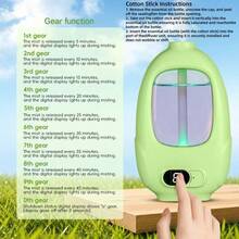 Smart Home Aromatherapy Diffuser, Wall-Mounted & Desktop Dual-Use Fragrance Diffuser, 9 Adjustable Mist Modes, Digital Display, One-Touch Control, Fine Mist Diffusion, Compatible With Various Essential Oils, Suitable For Bedroom, Living Room, Office, Hotel And Other Spaces, Portable And Easy To Place, Ideal For Holiday And Daily Practical Gift - 1PC - View 5