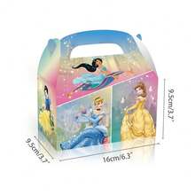 12/24pcs Theme Birthday Party Gift Boxes, Anime Girl Theme Candy Boxes, Cute Character Portable Handle Gift Boxes, Anime Theme Birthday Party Decoration, Theme Snack Candy Boxes, Suitable For Game Night, Birthday Party And Teen Gifts - Multicolor - View 5