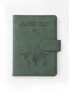 Travel Passport Holder Portable Wallet Case For Men Women Multiple Functions Card Travel Essential Vacation Hotel Cruise Back To School Accessories - Multicolor - View 14