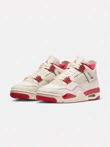 Sepatu Basket Wanita Air Jordan 4 Retro Mid-Top HV0823-108 - Krem - View 5