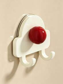 2pcs Adhesive Hooks For Bedside, Kitchen, Entryway, Coat Rack, Towel Storage, No Drilling Required - Multicolor - View 7