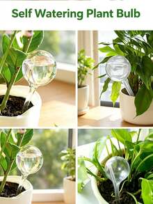Plant Watering Globe, Self Watering Bulb, Automatic Plant Waterer,Plastic Automatic Watering Globes, Simple Drip Irrigation System For Indoor And Outdoor Plants, No Pressure Sprayer Needed, Suitable For Flowers And Vegetables - Multicolor - View 8