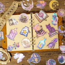 30Pcs Witchy Stickers Set, Waterproof Cute Stickers For Adults Teens, Fantasy Pet Sticker Pack For Diy Notebook Decoration Scrapbooking Photo Album - Multicolor - View 3