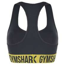 Gymshark Fit Womens Charcoal Sports Bra - Grey - View 2