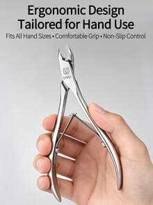 Dead Skin Cutter, Cuticle Remover, Nail Clippers, Stainless Steel Manicure & Pedicure Care Tool Set,Nail Supplies,Nail Tools,Nail Art Tools,Nails,Nail Tools For Press On Nails,Manicure Pedicure Tools - Silver - View 5