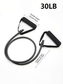 5 Sets 5-Level Resistance Bands With Handles, Suitable For Home Fitness, Pilates And Body Shaping - Multicolor - View 17