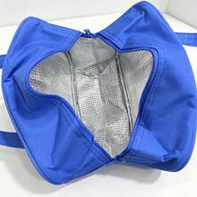 Fashionable Cute Animal Print Insulated Fresh-Keeping Large Capacity Bento Lunch Box Bag, Insulated Lunch Bag For Work - Blue - View 2