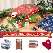 4pcs,Christmas Gift Packaging Box, Suitable For Shirts, Robes, Coats And Sweaters As Christmas Gift Boxes, For Christmas Party Gifts - Multiple Styles - View 6