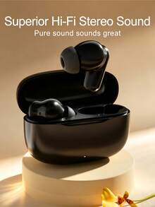 Bluetooth Earbuds With ENC Noise Cancellation, Powerful Bass Stereo, 24-Hour Battery Life, Lightweight In-Ear Design, Hands-Free Calling, Compatible With All Smartphones - White - View 10