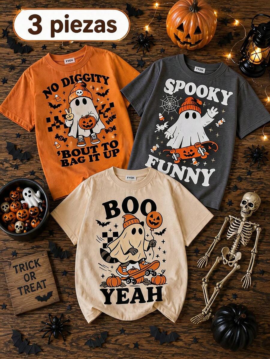 Tween Boys T-Shirts - Orange - View 1