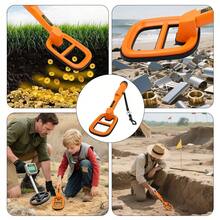 High Precision TC-120 Handheld Metal Detector, Portable Treasure Hunting Device With LED Flashlight, For Searching Coins, Gold And Silver Jewelry, Battery Not Included - Multicolor - View 5