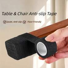 Furniture Table & Chair Leg Pads, Self-Adhesive Silent Anti-Slip Table Leg Protection Tape, Scratch-Resistant Elastic Leg Wraps For Wooden Floors, Thickened Wear-Resistant Silent Protection Covers For Table & Stool Legs, Furniture Anti-Slip Silent Pads, Thickened Self-Adhesive Anti-Slip Tape 4m X 3 Rolls, Table & Chair Leg Anti-Slip Floor Protection - Multicolor - View 10