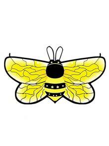 Adult Halloween Animal Costume Cape, Simulated Ladybug, Bee, Butterfly, Dragonfly Wing Design Cape Prop - Multicolor - View 10