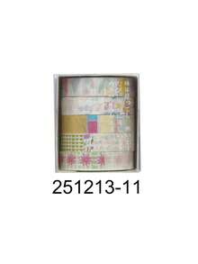 5 Rolls/Box Creative Glitter Washi Tape, Beautiful Decorative Tape For Making Handbook And Scrapbooks, Exquisitely Packaged Gift Box Decorative Tape - Multicolor - View 18