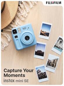 FujiFilm Cámara instantánea instax mini SE|Lista para usar, fotos en tres pasos, 4 modos de escena, fácil de usar para principiantes, captura tus mejores momentos - Ver 5