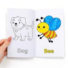 ABC Coloring Book For 2-6 Years Old Toddlers: Letter & Word Learning Activity Book | Christmas Stocking Stuffer Gift For Boys & Girls | Preschool Kindergarten Early Education Fun Book (54 Pages) - Multicolor - View 6