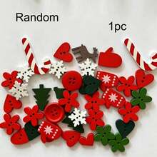Button Christmas Tree Ornament Set, DIY Christmas Button Ornament Making Kit, Button Snowman Craft Set, Includes Christmas Snowman/Santa Claus/Angel, Christmas Tree Gift - Multicolor - View 10
