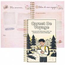 French Travel Journal Carnet De Voyage (French Version) - Trip Planner For Overwhelm Relief, Packing Checklist And Daily Activity Logbook For Self-Improvement Seekers And Busy Professionals - A5 - View 6