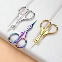 Nail Cuticle Nipper, Russian Curved Cuticle Scissors, Professional Stainless Steel Manicure Scissors, Precision Sharp Nail Cuticle Trimmer For Dead Skin - Multicolor - View 4