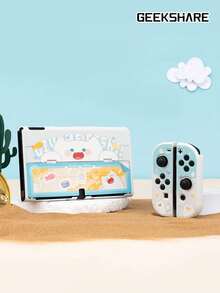 GeekShare 1pc BOBO Cat Protective Case Compatible With Switch OLED - Multicolor - View 3