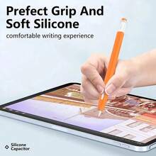 Silicone Protective Case Compatible With Apple Pencil Pro/Apple Pencil 2nd Generation, Compatible With IPad Touch Pen, Suitable For Apple Pencil Pro Writing Stylus - Multicolor - View 7