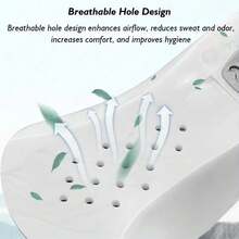10pcs/Set, Insoles, Half Insoles, Breathable, Comfortable, Solid Color, Casual, Hollow Out, Outdoor, All Seasons - Grey - View 4