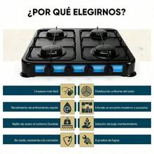 Parrilla Empotrable 4 Quemadores Gas LP   HTht98928006 - Negro-1 - Ver 1