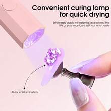 1PC Portable Nail Lamp Handheld Nail Drying Machine With LED Screen, Pen-Style Design, Suitable For Gel Nail Polish Manicure Stickers, Professional Hand And Foot Care Tools Nail Art Equipment. - 8807 - View 6