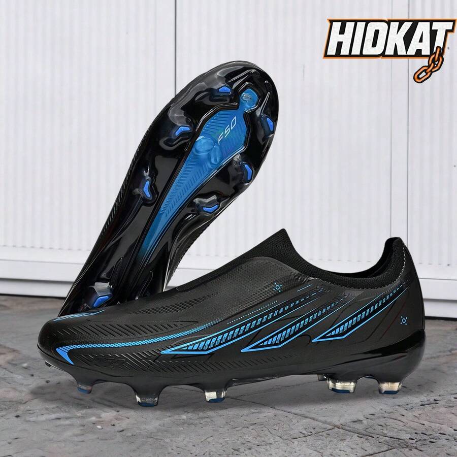 Hidkat Men's Outdoor Multi-Function Football Shoes, Suitable For Men And Women, Non-Slip Durable Lightweight, Suitable For Training And Recreation On Various Outdoor Fields - Grey - View 1