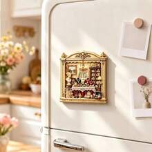 Creative Room Decor Fridge Magnets, 3D Embossed Personalized Cute Magnetic Stickers, Decorative Souvenirs, These Exquisite Fridge Magnets Are Perfect Creative Gifts For Decorating Kitchen, Whiteboard, Storage Cabinet, Refrigerator, And Home Decor - Style 1 - View 7