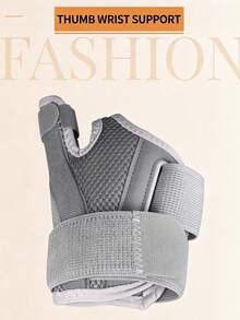 1pc Unisex Adjustable Wrist And Thumb Support Brace, Breathable And Comfortable, Suitable For Daily Warmth, Universal For Left And Right Hands - Multicolor - View 9