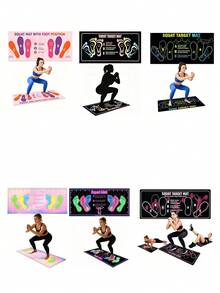 Squat Pad, Squat Training Mat, Helps Improve Workout Efficiency, Soft And Elastic, Easy To Clean And Store, Suitable For Gym Workouts, Home Workouts, Indoor/Outdoor Activities, Also Suitable For Yoga And Pilates - Multicolor - View 8