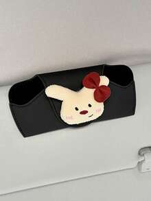 Car-Mounted Glasses Clip Featuring Cute Animals, Multi-Functional Visor Organizer For Sunshade, Tickets And Name Card,Car Interior Sun Visor Accessories - Multicolor - View 6