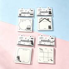 Miniso Wish Note Pad (Mixed Styles), 100‑Sheet Memo Book, Portable Writing Notepad, Smooth Writing Paper, Compact Pocket Notebook, For Daily Journaling, Message Reminder, Office & School Use (1PC Random Delivery) - one-size - View 2