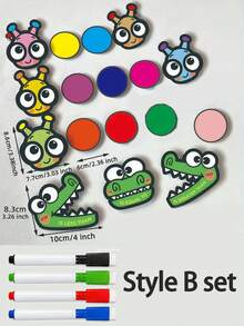 Set Stiker Papan Tulis Magnetik 20/9/7pcs, Stiker Magnetik Simbol Matematika, Stiker Pengajaran Operasi Angka, Alat Peraga Magnetik Tanda Sama Dengan yang Dapat Dihapus untuk Penjumlahan, Pengurangan, Perkalian, Pembagian, Perbandingan, dan Tanda Sama Dengan, Perlengkapan Dekorasi Papan Tulis Kantor Pengajaran Kelas, Dekorasi Kelas, Perlengkapan Penting Kelas untuk Guru, Perlengkapan Guru - Stiker papan tulis magnetik - View 13