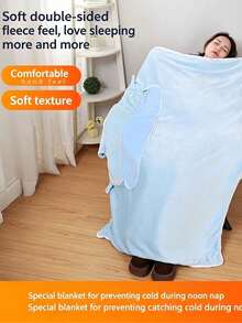 Multifunctional Travel Neck Pillow, Foldable Airplane Pillow For Neck And Head Support, Soft Portable U-Shaped Neck Pillow, Suitable For Airplane, Can Be Used As Air Conditioning Blanket, Nap, Car And Home Office Use - Multicolor - View 3