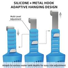 1 Toilet Tank Cleaning Pad Holder (With Hook) - Multicolor - View 4