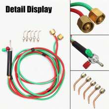 Mini Oxygen Torch Kit, Micro Oxygen Acetylene Butane Gas Welding Torch With 5 Interchangeable Tips For Jewelry Repair & DIY Metal Soldering - A - View 4