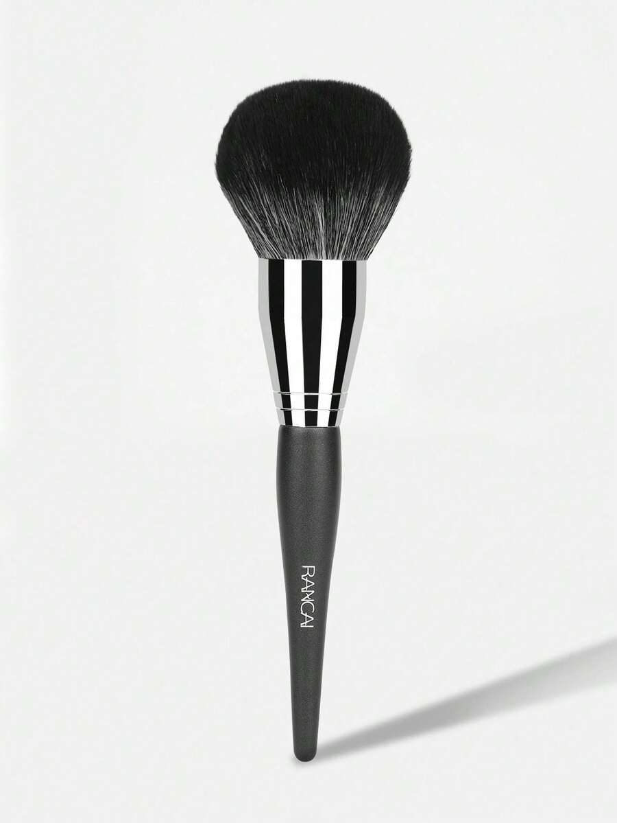 1pc Large Mineral Foundation Brush - Suitable For Blending And Buffing Large Areas Of Mineral Foundation - Multicolor - View 1