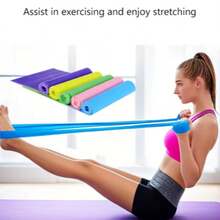 Fitness Resistance Bands, 3 Resistance Levels Yoga Resistance Bands, Skin-Friendly Elastic Bands Suitable For Home Workout - A - View 6