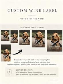 Custom Photo Wine Labels - Personalized Wedding Bottle Labels With Name And Date, Waterproof Anniversary Party Stickers - Multicolor - View 8